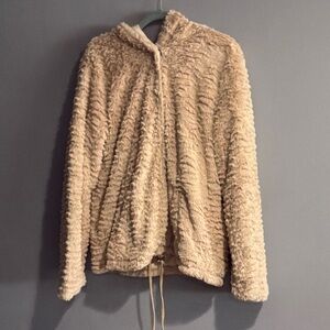 Democracy Beige Teddy Jacket